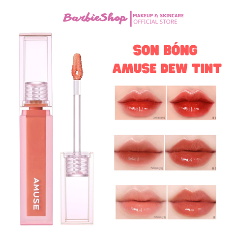 [Thanh Lý Mất Vỏ] Son Bóng Amuse Dew Tint Hàn Quốc