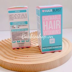 Thực Phẩm Chức Năng Kẹo Dẻo Vitamin Kích Thích Mọc Tóc Hairburst Chewable Hair Vitamins 60 Viên