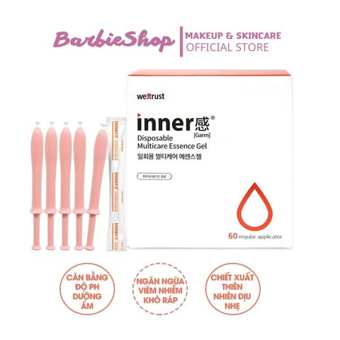 Gel Dưỡng Vùng Kín Inner Wettrust Disposable Garm Ống Lẻ Màu Cam ( Lẻ + Hộp)