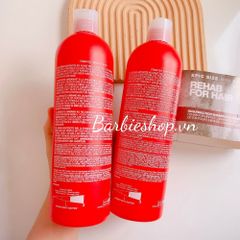 Bộ Gội Xả Tigi Haircare Bed Head Rehab For Hair Shampoo and Conditioner 750ml - Đỏ