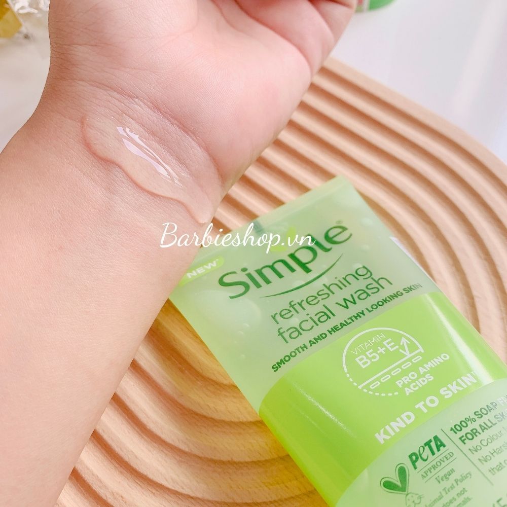 [Mẫu Mới] Sữa Rửa Mặt Simple Facial Wash 150ml Đủ Dòng