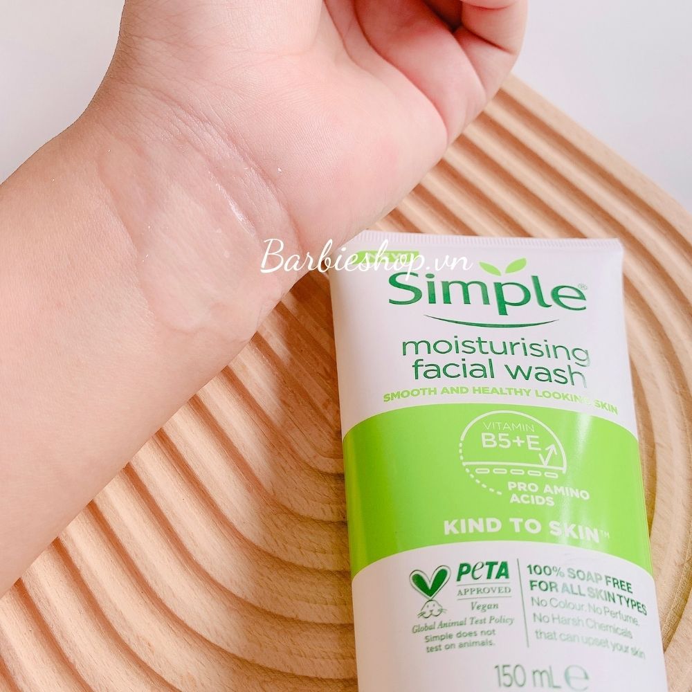 [Mẫu Mới] Sữa Rửa Mặt Simple Facial Wash 150ml Đủ Dòng