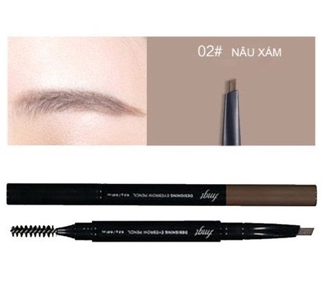 Chì Kẻ Mày 2 Đầu The Face Shop Designing Eyebrow Pencil