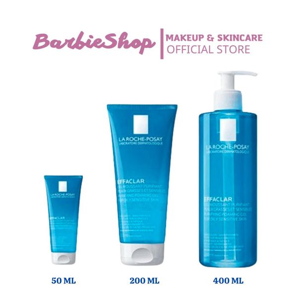 Sữa Rửa Mặt Giảm Mụn Cho Da Dầu  La Roche Posay Effaclar ( 50ML 200ML 400ML )