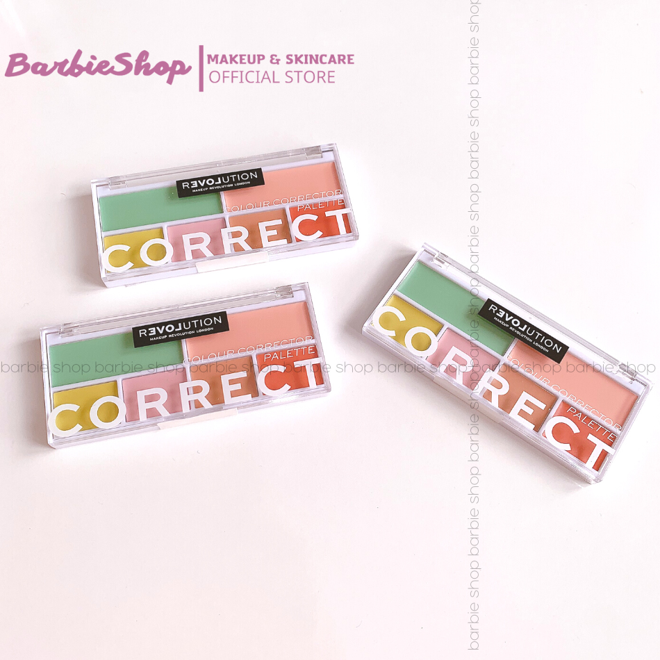 Bảng Che Khuyết Điểm Triệt Sắc 6 Ô Revolution Colour Corrector Palette