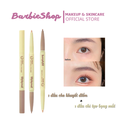 Bút Kẻ Bọng Mắt 2 Đầu Lilybyred Smiley Aegyosal Eyeliner Dạng Sáp