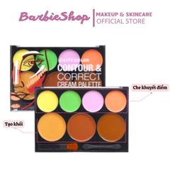 Bảng Tạo Khối Và Che Khuyết Điểm City Color 7 Ô Contour & Correct Cream Palette