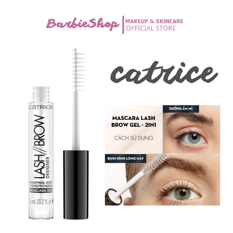 Mascara Định Hình & Gel Dưỡng Mi Dày Catrice Lash Brow Designer Shaping And Conditioning Mascara Gel 6ml