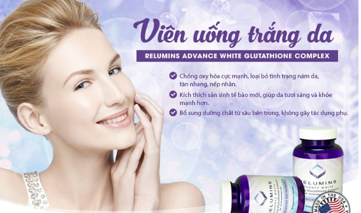 Viên Uống Trắng Da Relumins Advance White Glutathione Complex 90viên