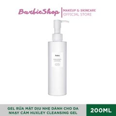 Sửa Rửa Mặt Huxley Cleansing Gel 200ml (Chai Cao Dạng Vòi)