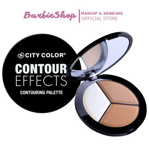 [Mẫu Mới] Tạo Khối City Color Contouring Palette 3 Ô Hộp Tròn