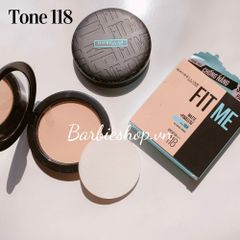 [Mẫu Mới] Phấn Nén Maybelline Fit Me Kiềm Dầu - Tone 109, 112, 118, 120