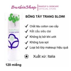 Bông Tẩy Trang Slowi 120 miếng