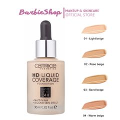 Kem Nền Catrice Hd Liquid Coverge 24H - 30ml