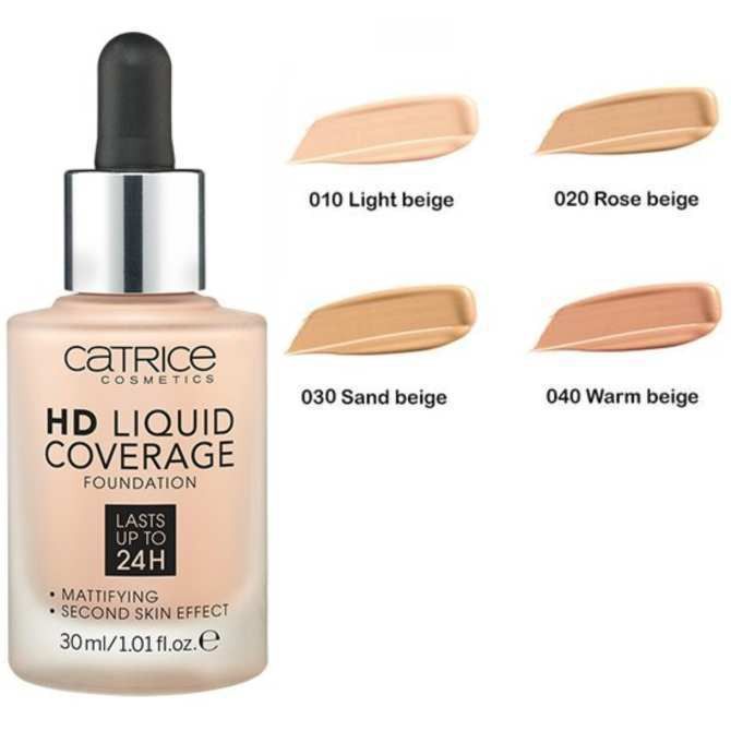 Kem Nền Catrice Hd Liquid Coverge 24H - 30ml