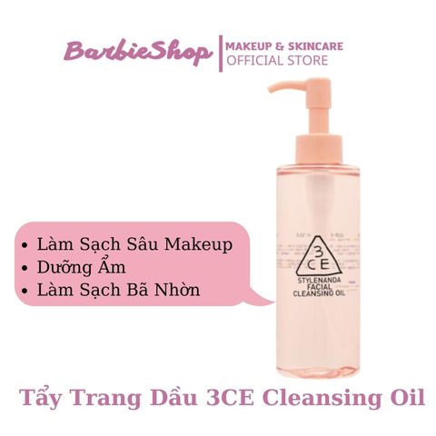 Dầu Tẩy Trang 3CE Facial Cleansing Oil 200ml
