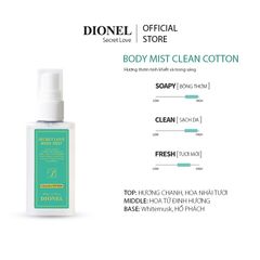 Xịt Thơm Toàn Thân Body Mist Dionel Secret Love Multi Body Mist 80ml