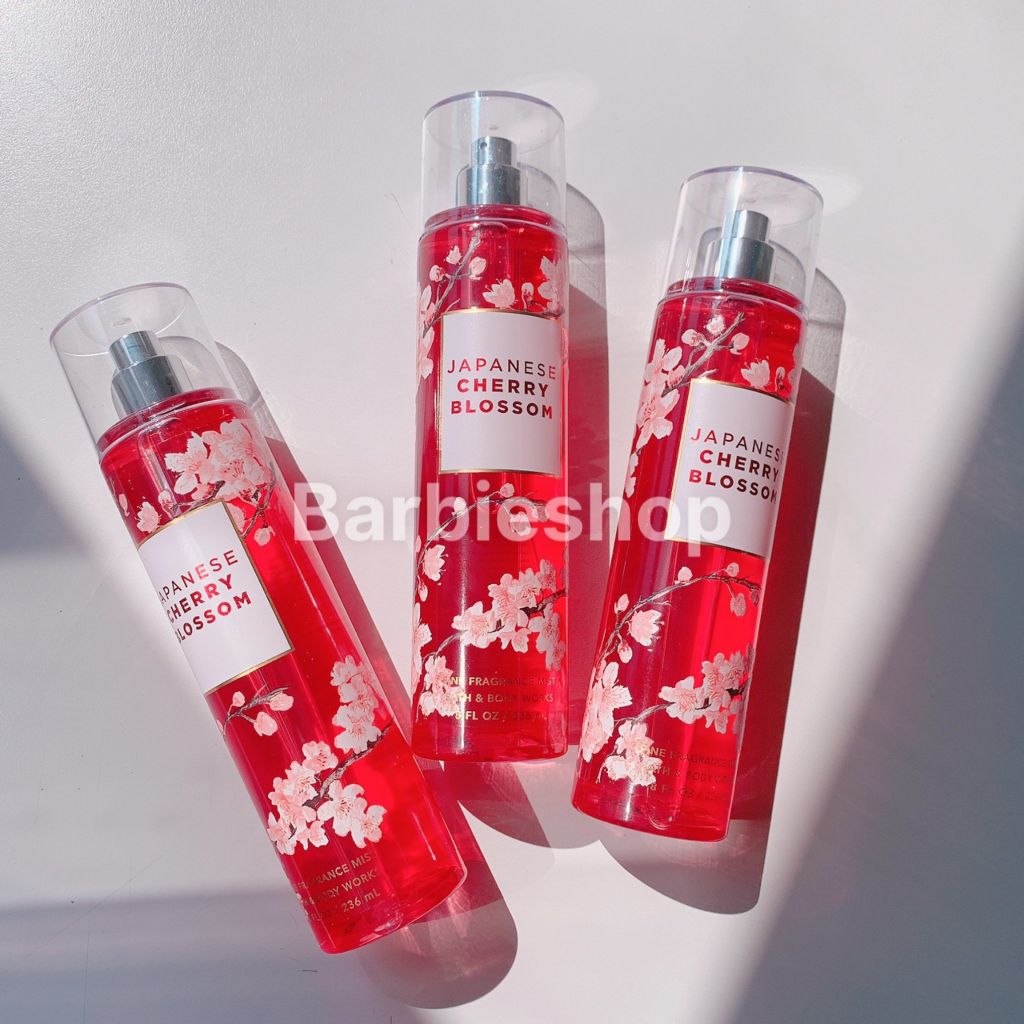 ( BODY MIST ) Xịt Thơm Toàn Thân Hoa Anh Đào Bath & Body Works Fine Fragrance Mist – Japanese Cherry Blossom (236ml)