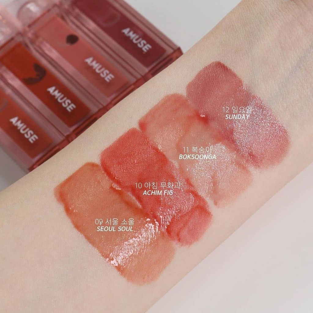 [Thanh Lý Mất Vỏ] Son Bóng Amuse Dew Tint Hàn Quốc