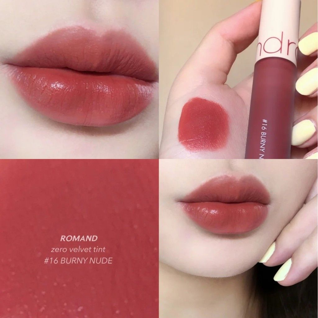 [Thanh Lý] Son Kem Lì Mềm Mượt Romand Zero Velvet Tint