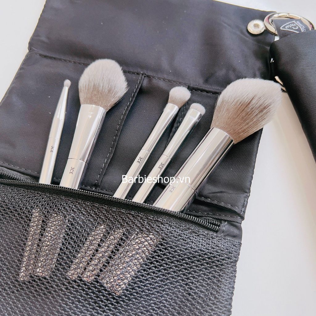 (MỚI NHẤT) BỘ CỌ 3CE ESSENTIAL BRUSH KIT (5 CỌ) + TÚI ĐEN