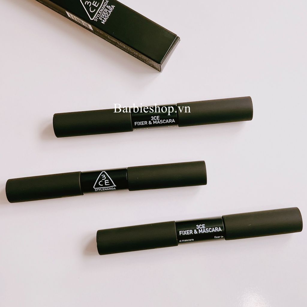 Mascara 3CE Fixer & Mascara 2 Đầu 5,5g