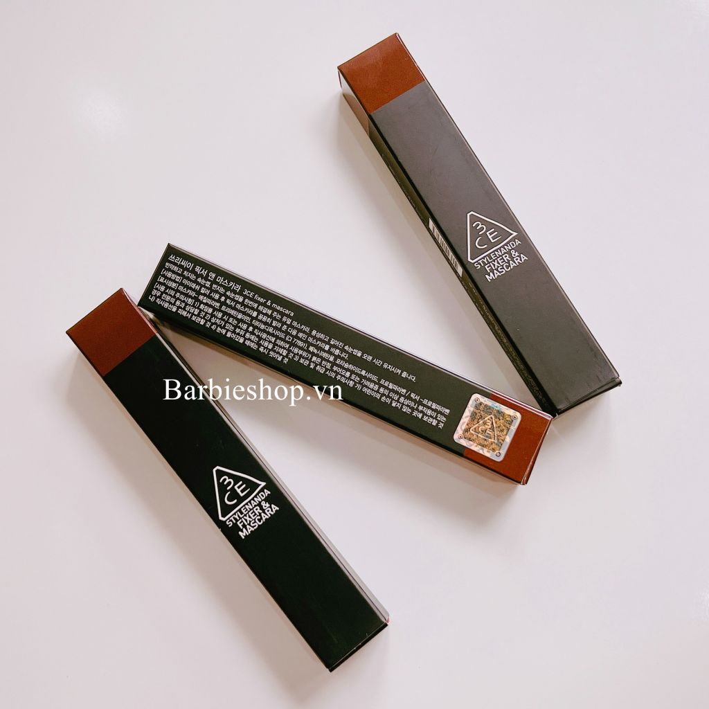 Mascara 3CE Fixer & Mascara 2 Đầu 5,5g