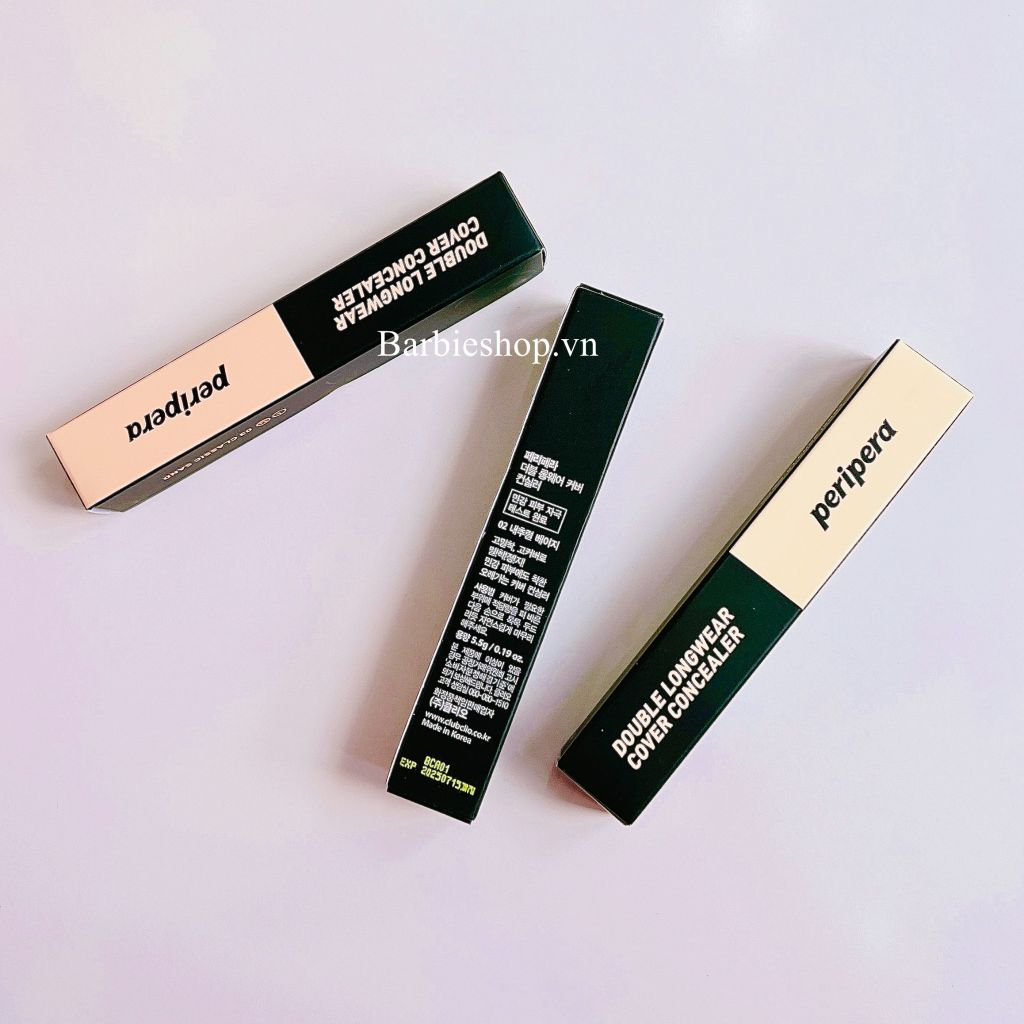 Che Khuyết Điểm Peripera Double Longwear Cover Concealer 5.5g