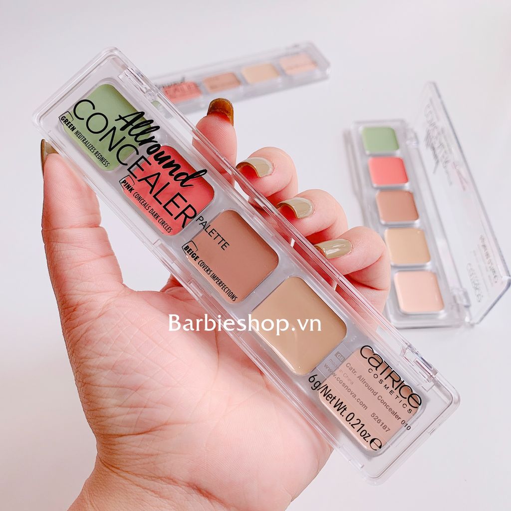 Kem Che Khuyết Điểm Đa Năng 5 Ô Catrice AllRound Concealer Palette 6g