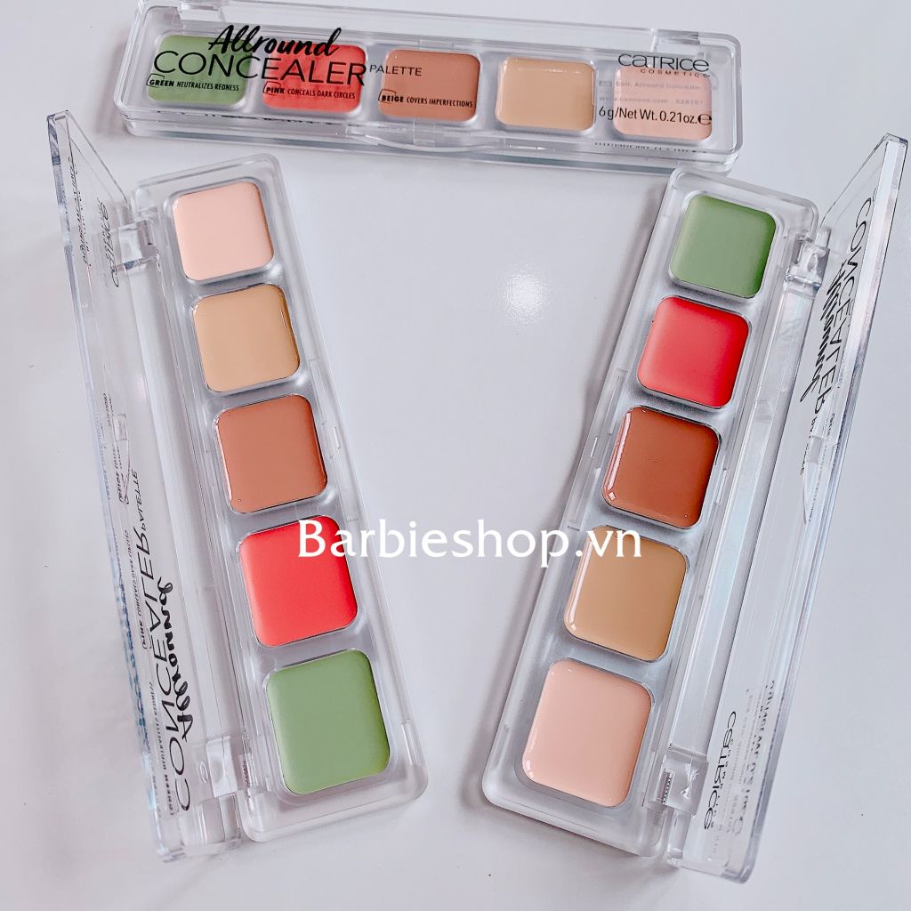 Kem Che Khuyết Điểm Đa Năng 5 Ô Catrice AllRound Concealer Palette 6g