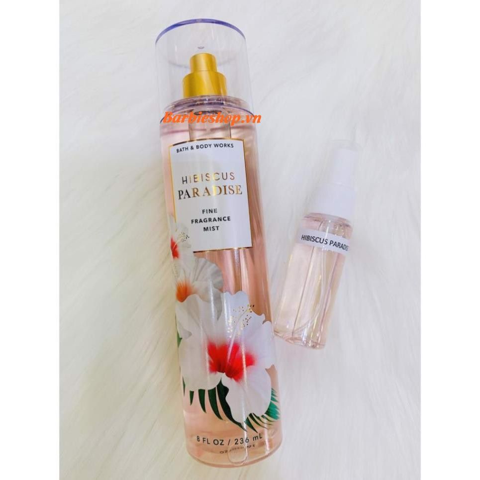 Xịt Thơm Bath & Body Works Hibiscus Paradise Fine Fragrance Mist