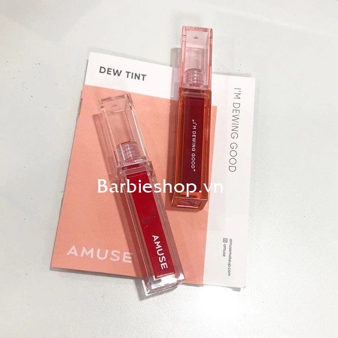 [Thanh Lý Mất Vỏ] Son Bóng Amuse Dew Tint Hàn Quốc