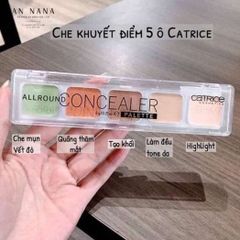 Kem Che Khuyết Điểm Đa Năng 5 Ô Catrice AllRound Concealer Palette 6g