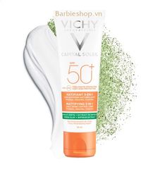 (Vạch Xanh & Cam) Kem Chống Nắng Chống Ô Nhiễm Bụi Kiềm Dầu & Giảm Thâm Nám Vichy Capital Soleil Mattifying 3In1 SPF50+