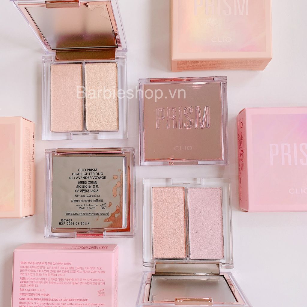 Phấn Bắt Sáng Clio Prism Highlighter Duo