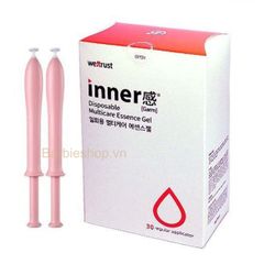 (Hộp Hồng) Gel Dưỡng Đặc Trị Vùng Kín Inner Disposable  - Ống Lẻ (1 hộp 120 Que)