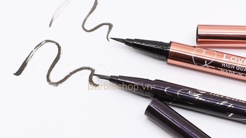 Bút Kẻ Mắt Isehan Kiss Me Heroine Make Smooth Liquid Eyeliner 0,4ml ( Nâu , Đen )