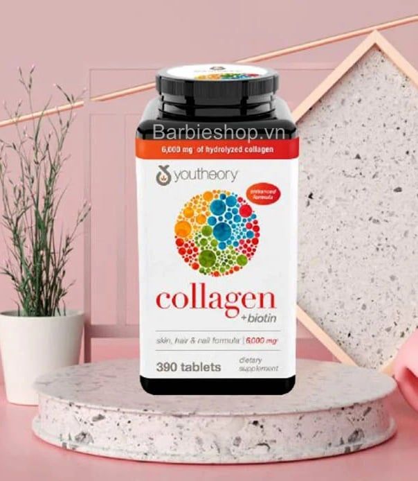 VIÊN UỐNG YOUTHEORY COLLAGEN + BIOTIN 390 Viên