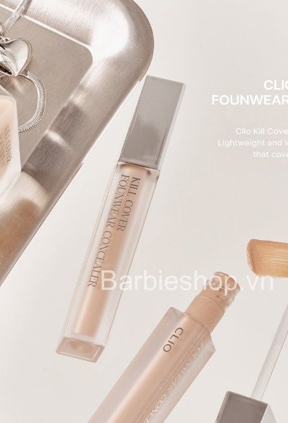 Che Khuyết Điểm Clio Kill Cover Founwear Concealer 6g (Tone 2-BP, Tone 3-BY)