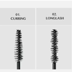 [Mẫu Mới] Mascara Clio So Simple Curling + Longlash (01, 02) - Màu Xám