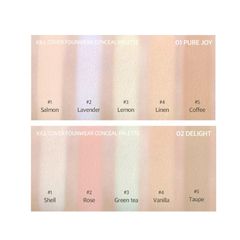 Bảng Che Khuyết Điểm Triệt Sắc Clio Kill Cover Founwear Conceal Palette 1g*4/ 2g*1