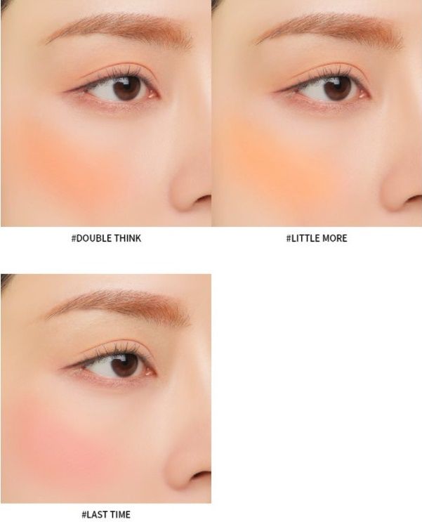 [Mẫu Mới] Má Hồng 3CE Blush Blusher + Kèm Cọ (Double Think + Last Time + Little More)