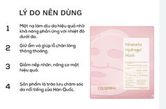 Mặt Nạ Thạch Celderma Ninetalks Hydrogel Mask - Hồng