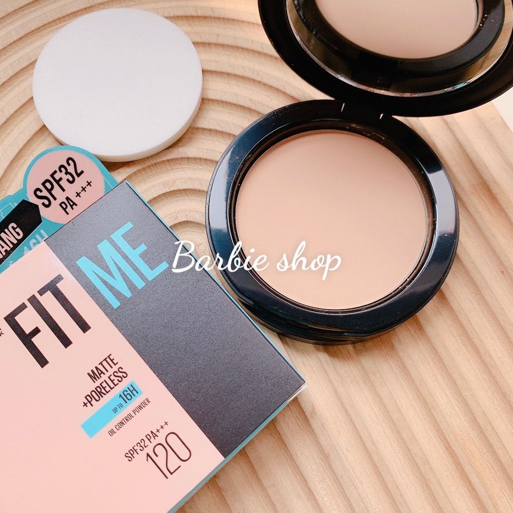 [Mẫu Mới] Phấn Nén Maybelline Fit Me Kiềm Dầu - Tone 109, 112, 118, 120