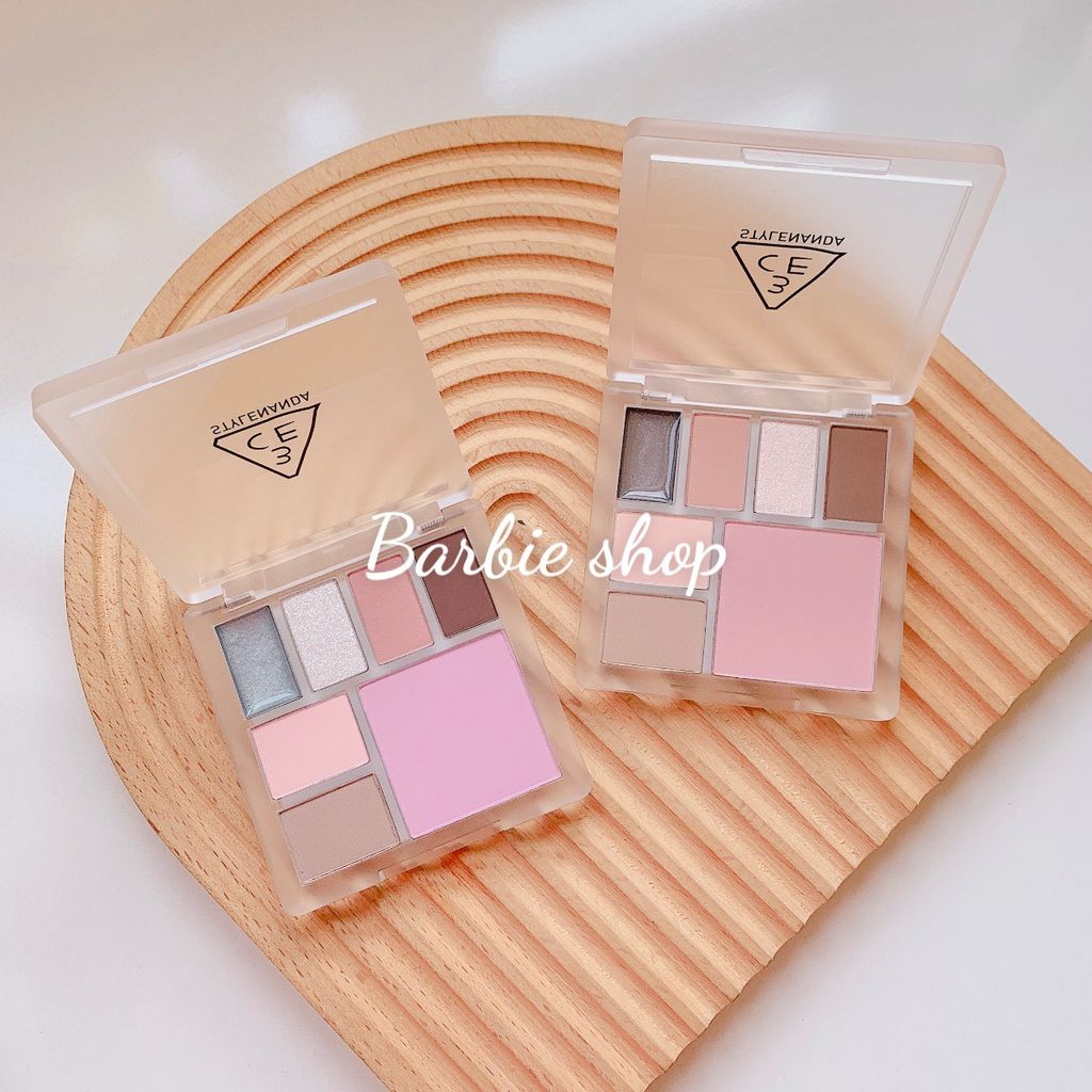 [NEW]  Bảng Màu Mắt - Bắt Sáng - Má Hồng- Tạo Khối Đa Năng 3CE All Rouder Face Palette[ Minimal Scence- Pale Veil]