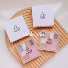 [NEW]  Bảng Màu Mắt - Bắt Sáng - Má Hồng- Tạo Khối Đa Năng 3CE All Rouder Face Palette[ Minimal Scence- Pale Veil]