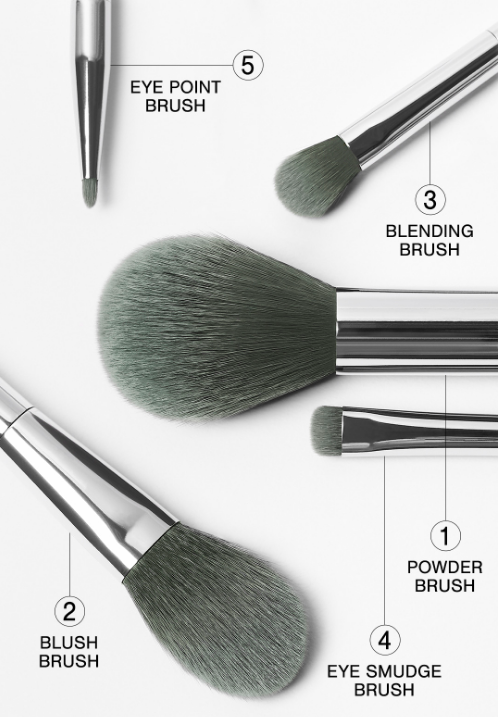 (MỚI NHẤT) BỘ CỌ 3CE ESSENTIAL BRUSH KIT (5 CỌ) + TÚI ĐEN