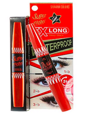 Mascara 2 Đầu Sivanna Colors Super Model 5x Long Deep Black Waterproof Hf893 5.7g