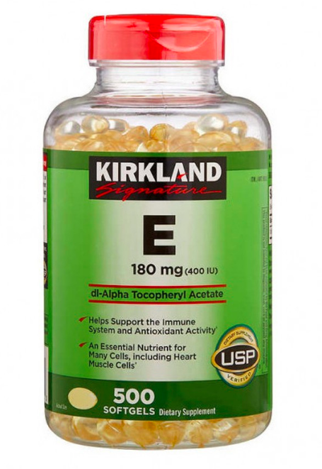 Viên Uống Kirkland Vitamin E 400 IU 500 Viên