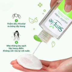 [Mẫu Mới] Nước Tẩy Trang Lành Tính Simple Kind To Skin Micellar Cleansing Water 200ml